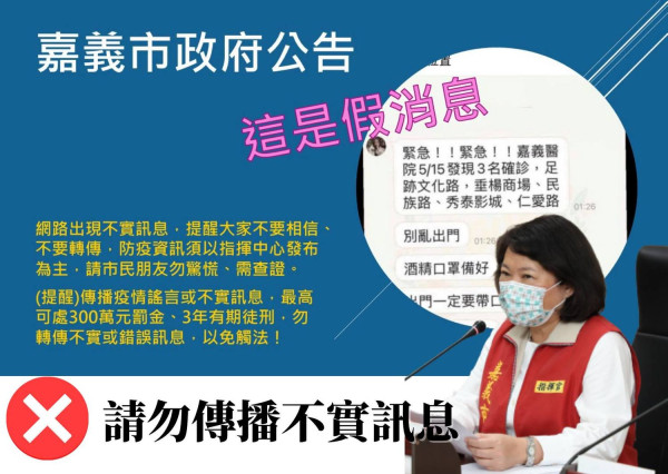 ç¶²ç˜‹å‚³å˜‰ç¾©å¸‚çˆ†ç¢ºè¨ºåŠè¶³è·¡å¸‚é•·é»ƒæ•æƒ ç™¼æ–‡é§æ–¥ ç¤¾æœƒ æ–°é ­æ®¼newtalk