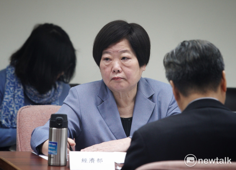 勞動部長林美珠出席立院衛環委員會公聽會。   圖：張良一/攝