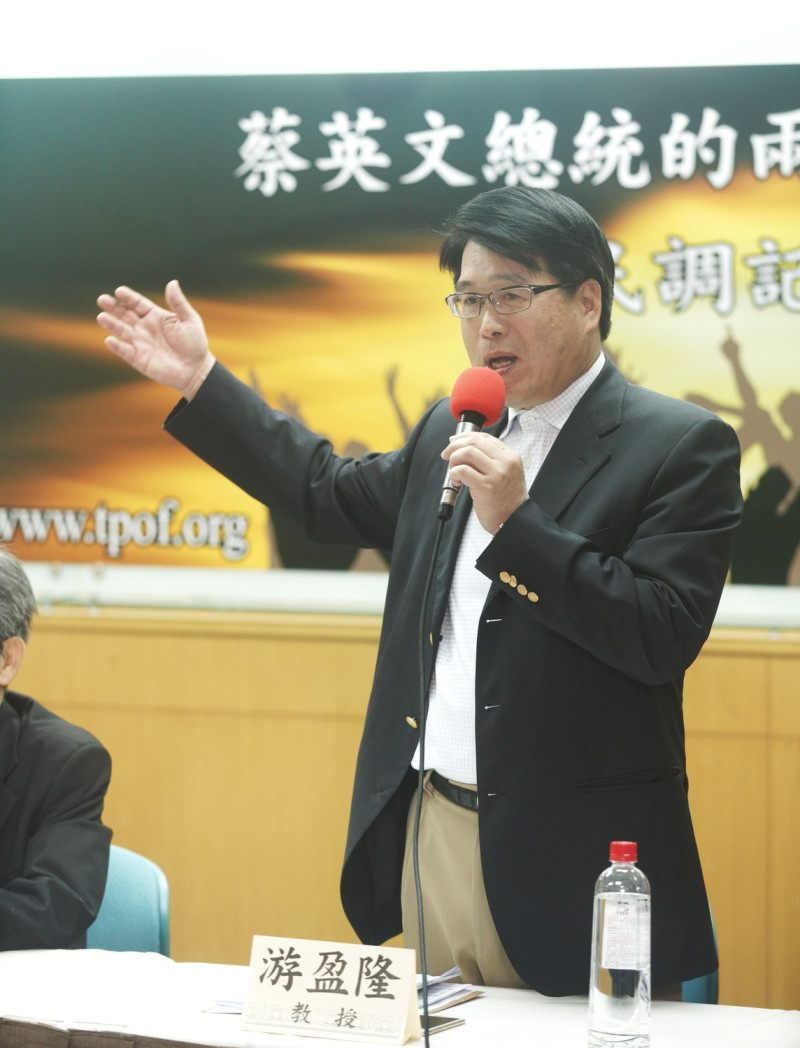 台灣民意基金會今天發表蔡政府最新民調。   圖：張良一/攝