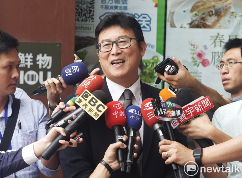民進黨選對會今（7）日徵詢有意參選台北市長的立委姚文智意見。   圖：張良一/攝