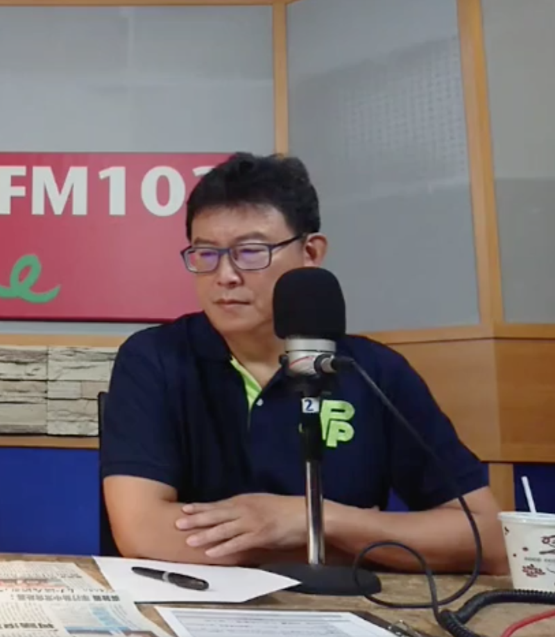 今（9）日，民進黨台北市長參選人姚文智上電台接受專訪。   圖：翻攝自蘭萱時間臉書粉絲頁