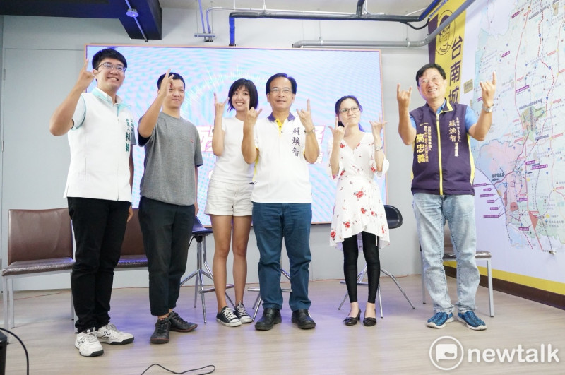 蘇煥智將舉辦「煥醒音樂祭」，讓年輕人的創意活力有迸發的舞台窗口，也把表演藝術、文化工作者留在台南。   圖：黃博郎/攝