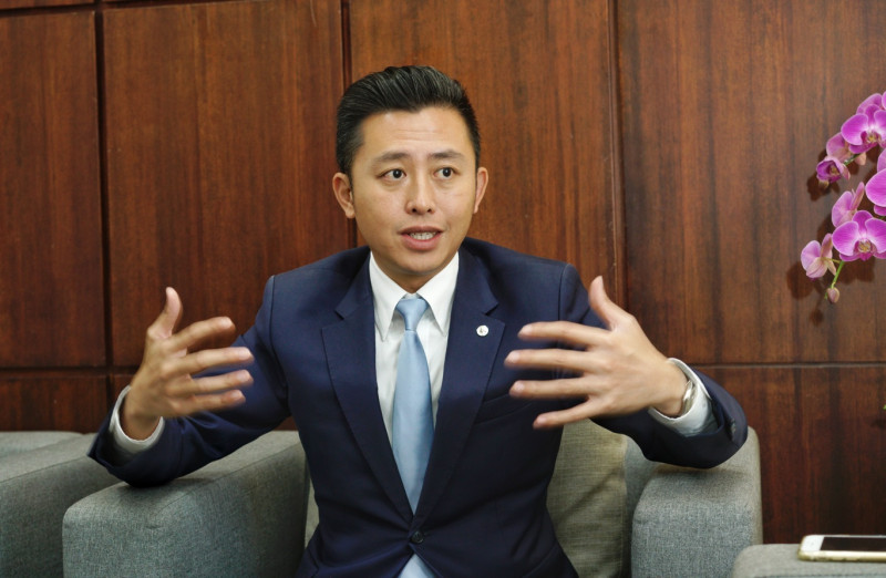 新竹市長林智堅專訪。   圖：張良一/攝