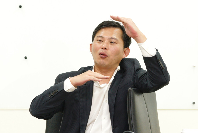 時代力量主席黃國昌接受新頭殼專訪。   圖：張良一/攝