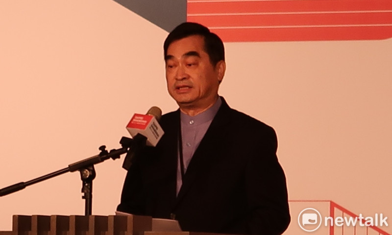 台北市副市長鄧家基20日在雙城論壇致詞。   圖：林朝億 / 攝