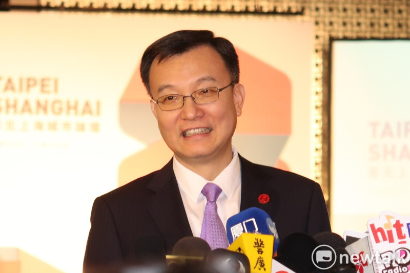 上海市常務副市長周波20日接受媒體訪問。   圖：林朝億 / 攝