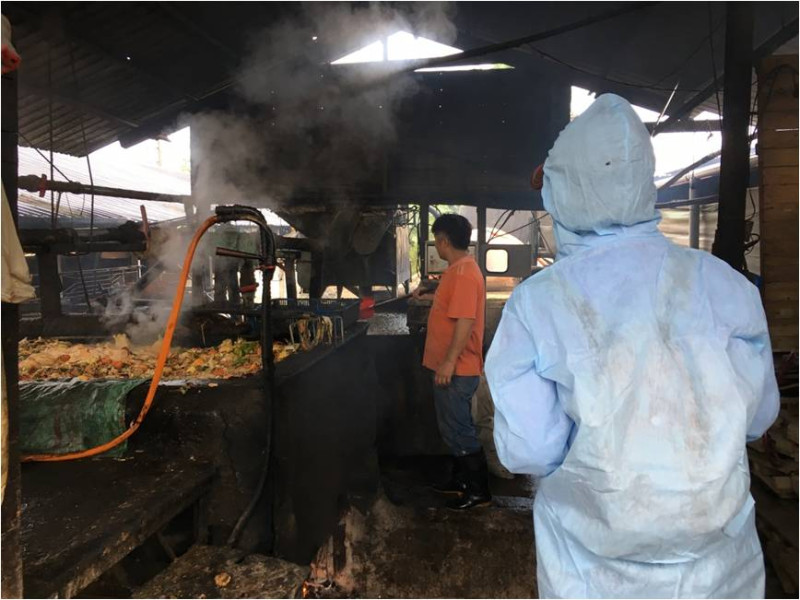 中國非洲豬瘟疫情持續延燒，為了防堵疫情進入台灣，廚餘也是至關重要的一環。   圖：花蓮縣政府/提供 (資料照片)