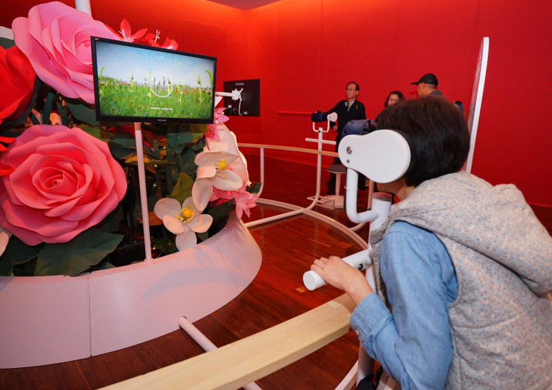 昆蟲媒人婆區提供4種情境VR體驗   圖：台灣博物館/提供