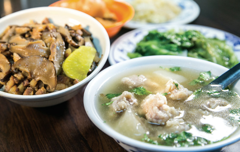 滷肉飯、肉羹湯   圖：台北市市場處/提供