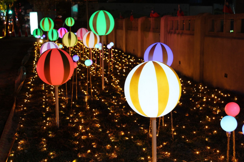 屏東勝利星村燈區以「有光新春」為主題，於1月25日正式點燈！   圖：屏東縣政府/提供