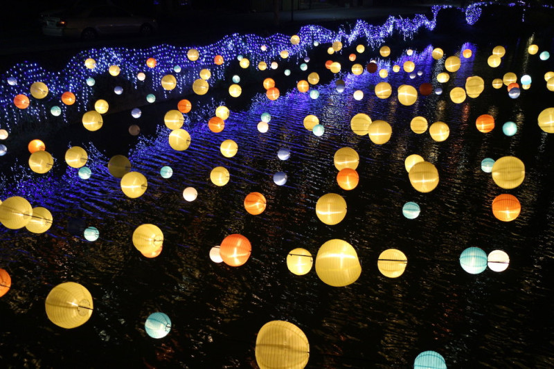 月津港燈節「光環境」   圖：台南市政府/提供
