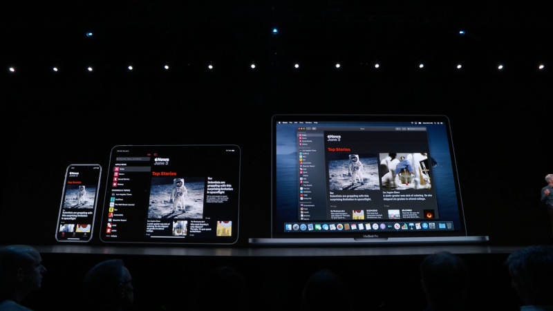 macOS可將iPad做為第二螢幕。圖：翻攝影片