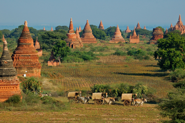 蒲甘以其歷史古蹟和不同時期的2000座古蹟聞名，是緬甸最重要的歷史遺跡群。圖：www.tourism.gov.mm／翻攝