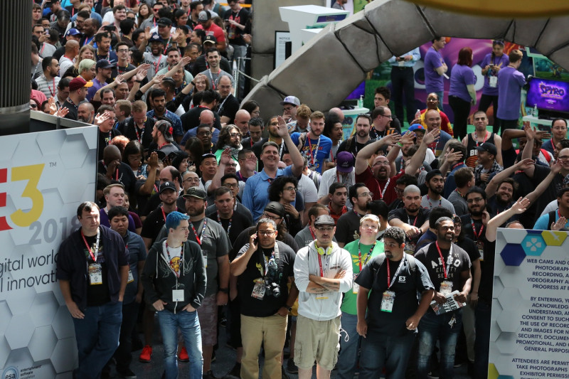 E3每年都聚集了數以千計的遊戲行業記者和自媒體從業者