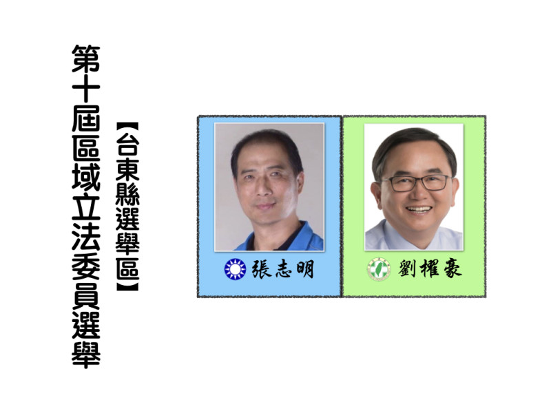 區域立法委員選舉，台東縣選舉區。