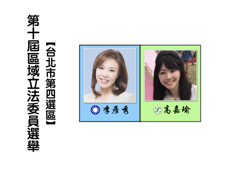 區域立法委員選舉，台北市第四選區。