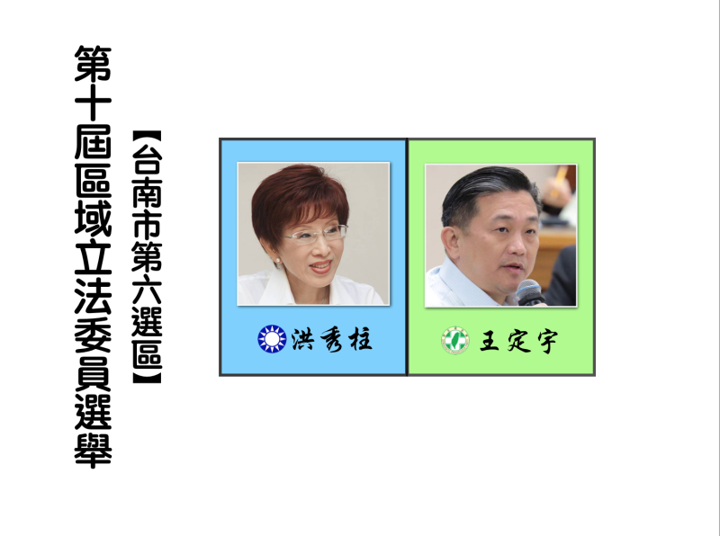 區域立法委員選舉，台南市第六選區。