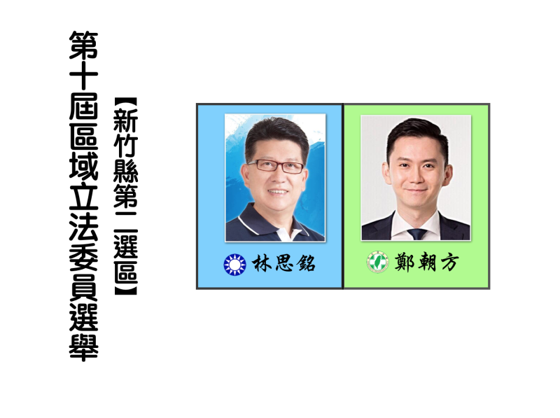 區域立法委員選舉，新竹縣第二選區。