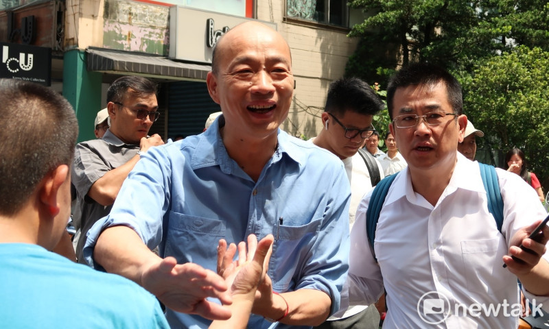 國民黨總統參選人韓國瑜呼籲香港政府與市民好好對話。   圖：林朝億／攝（資料照片）