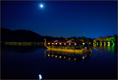大覺寺的大澤池，是與猿澤池、石山寺齊名的日本三大名月觀賞池之一。圖：翻攝自大覺寺官網