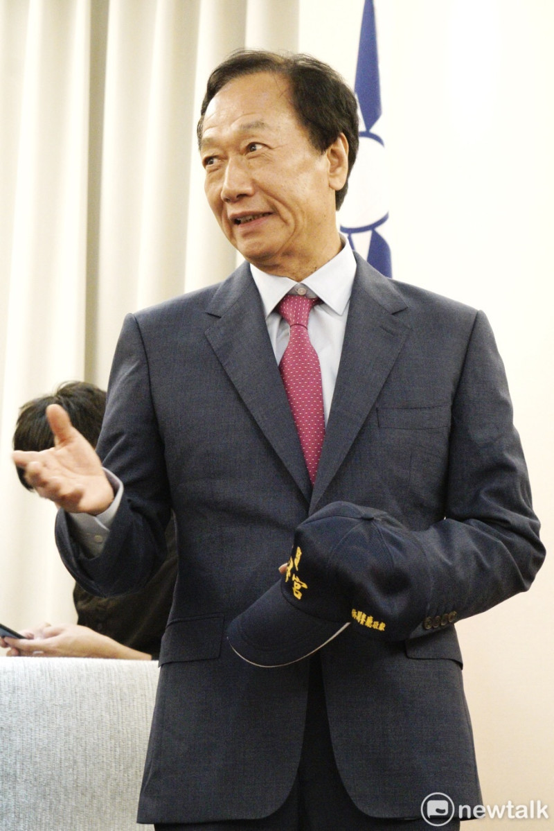 鴻海創辦人郭台銘退出國民黨。   圖：張良一/攝（資料照）