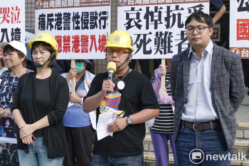 香港反送中抗爭團體，控訴多位被逮捕的年輕女性與男性，遭到港警性侵、性暴力凌虐。   圖：張良一/攝