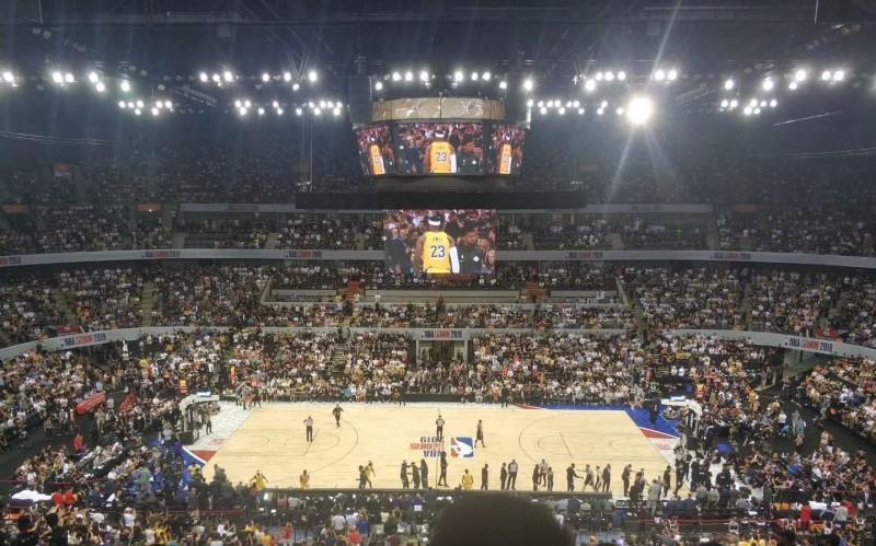NBA在中國賽事情況。   圖 : 翻攝自微博