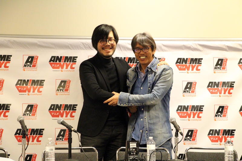 雷亞遊戲執行長游名揚與日本知名動畫公司Production I.G 執行長石川光久。