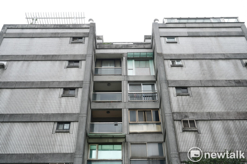 韓國瑜夫婦遭爆料曾住在台北市大安區的幸安名廈。圖為幸安名廈外觀。   圖：張良一/攝
