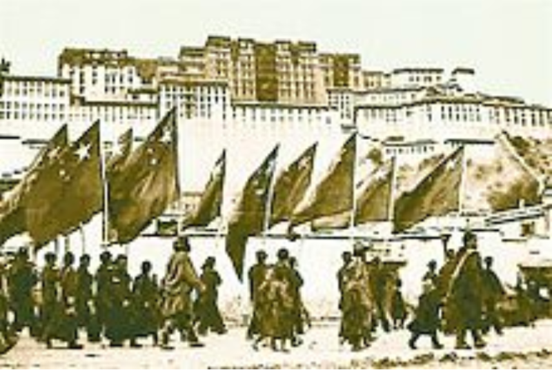 解放軍入藏。　圖：維基百科（資料照片）