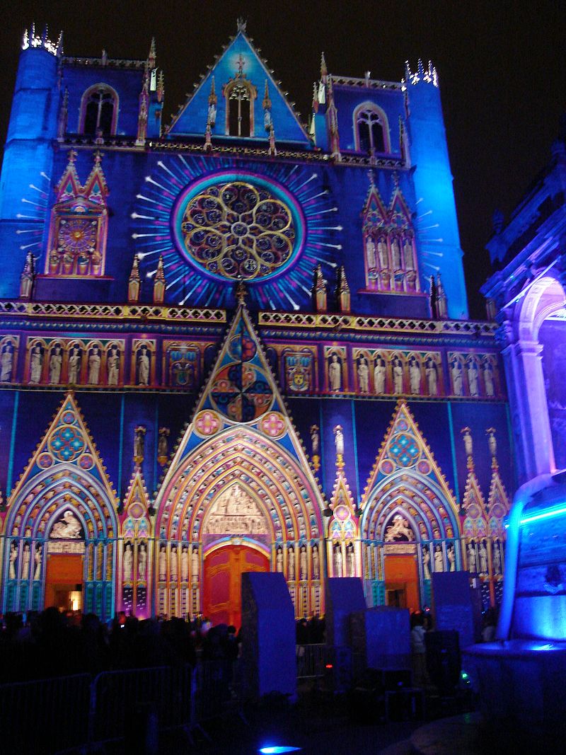 圖七：法國里昂燈光節是冬季假期的知名節慶之一。圖片來源：WIKI