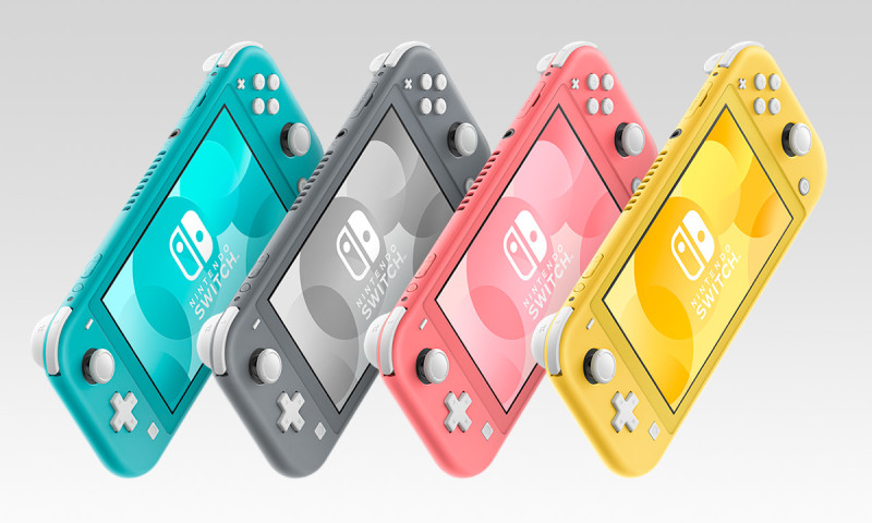 珊瑚粉為 Nintendo Switch Lite 的第四種顏色（圖：翻攝自 任天堂株式会社推特）