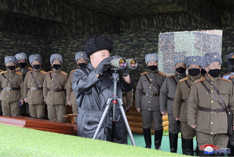 北韓領導人金正恩。   圖：達志影像/美聯社（資料照）