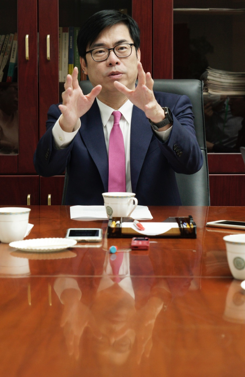 行政院副院長陳其邁專訪。 圖：張良一/攝