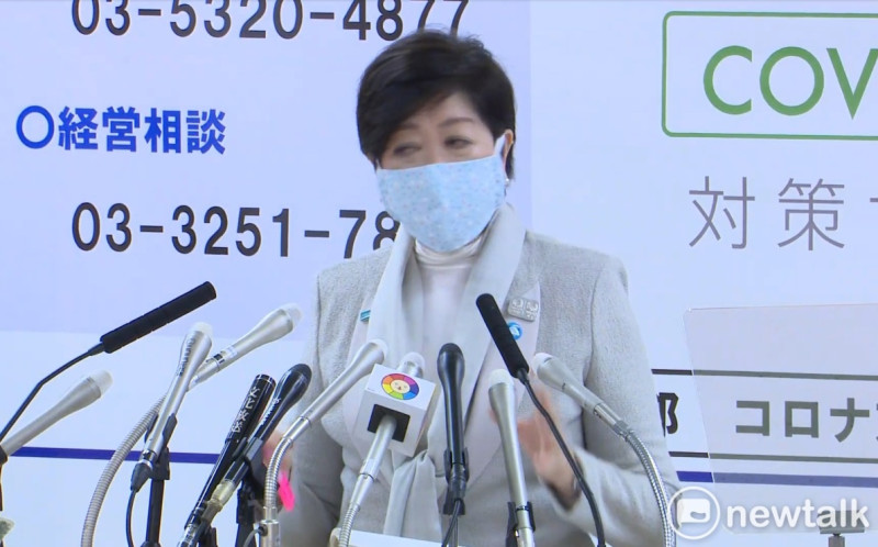 東京都2日宣布，都內又有160名男女確診感染新型冠狀病毒。   圖 : 劉黎兒/攝