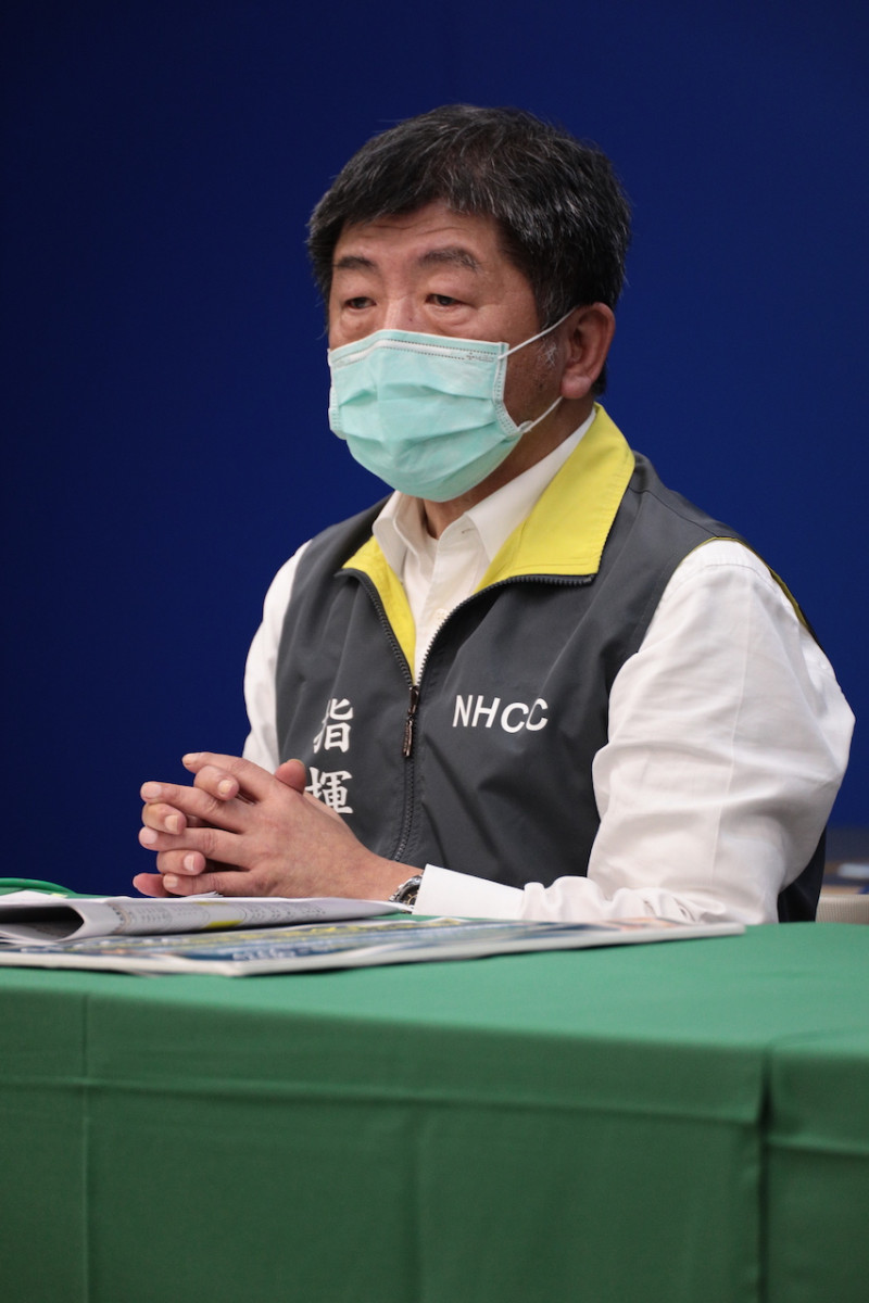 中央流行疫情指揮中心指揮官陳時中   圖：中央流行疫情指揮中心/提供