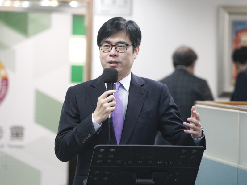 行政院副院長陳其邁回應高雄市長補選等議題。   圖：張良一/攝