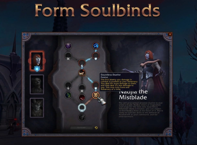 「靈魂之絆」系統類似受到不少玩家喜愛的神兵系統。 圖：翻攝自World of Warcraft YouTube