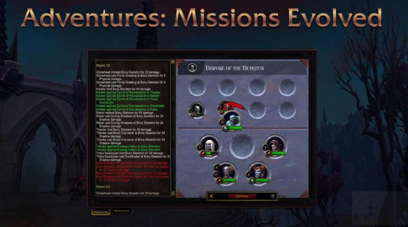 「冒險：進化系統」將以回合制方式讓追隨者出任務，更像是一個獨立的小遊戲。 圖：翻攝自World of Warcraft YouTube