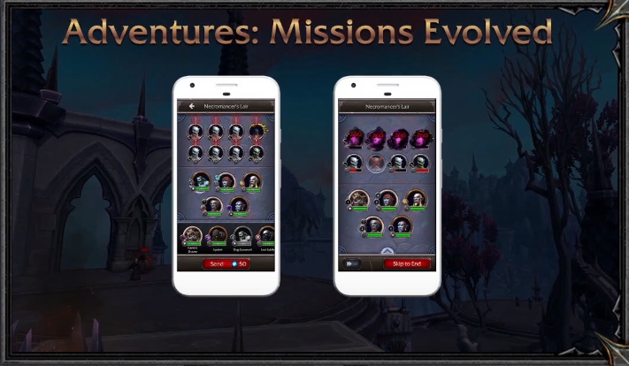 「冒險：進化系統」可讓玩家透過手機APP遠端遊玩。 圖：翻攝自World of Warcraft YouTube