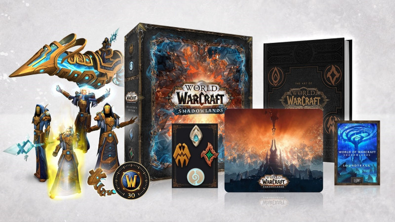 《魔獸世界 暗影之境》實體典藏版內容一覽。 圖：翻攝自World of Warcraft YouTube