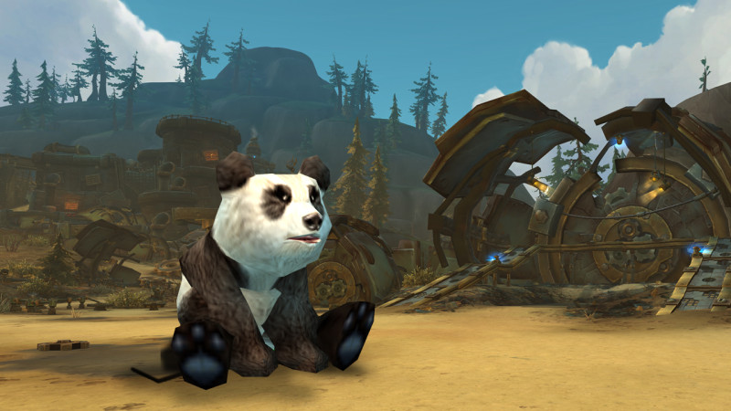《魔獸世界》經典版玩家只要購買季卡就可以魚遊戲中兌換熊貓寶寶寵物。 圖：翻攝自魔獸世界官方部落格
