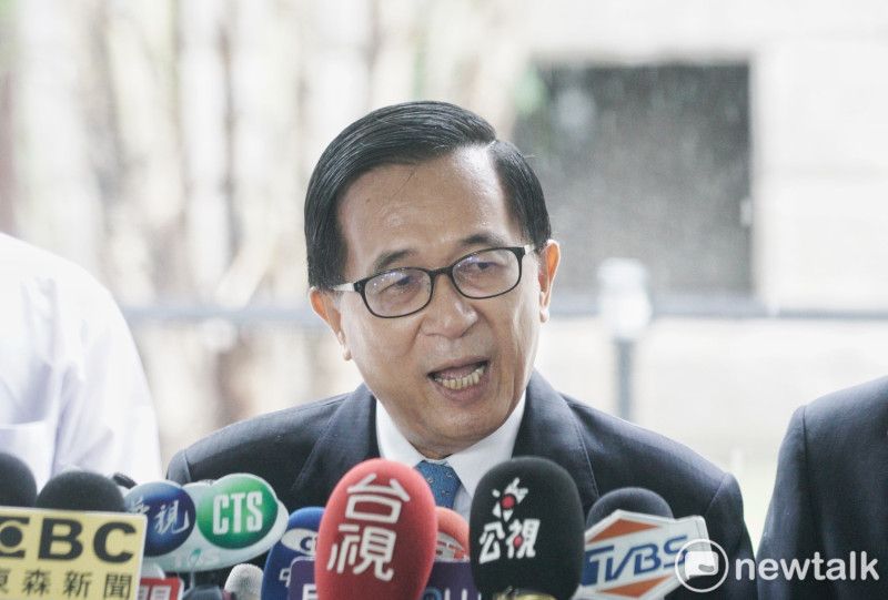 前總統陳水扁表示，歷經3位市長前後14年，台北市徽市旗改了，國徽國旗爭議應該也能吧？。   圖：張良一 / 攝(資料照)