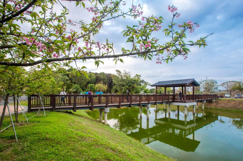 山上花園水道博物館木棧道。 圖：翻攝自台南旅遊網