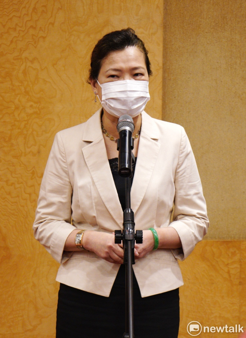 經濟部長王美花出席台捷經濟論壇。   圖：張良一／攝