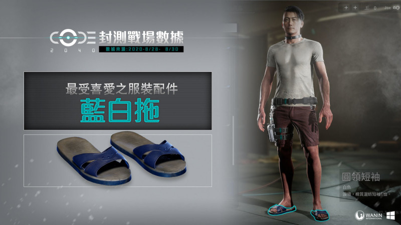 台灣人最愛穿藍白拖，這就是正宗台灣味！ 圖：WANIN Games提供