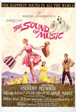 電影《真善美》（The Sound of Music，1965）海報。 圖：取自維基百科