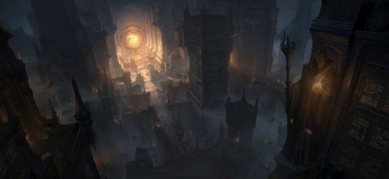 《暗黑破壞神 永生不朽》開發團隊在設計遊戲上，希望讓玩家有些遠古秘境可以打，但也會需要花些時間在地城上，也會花點時間解懸賞任務。 圖：暴雪娛樂提供