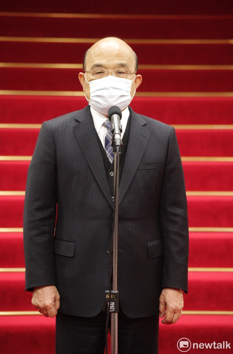 行政院長蘇貞昌批評中國不大氣。   圖：張良一/攝(資料照片)