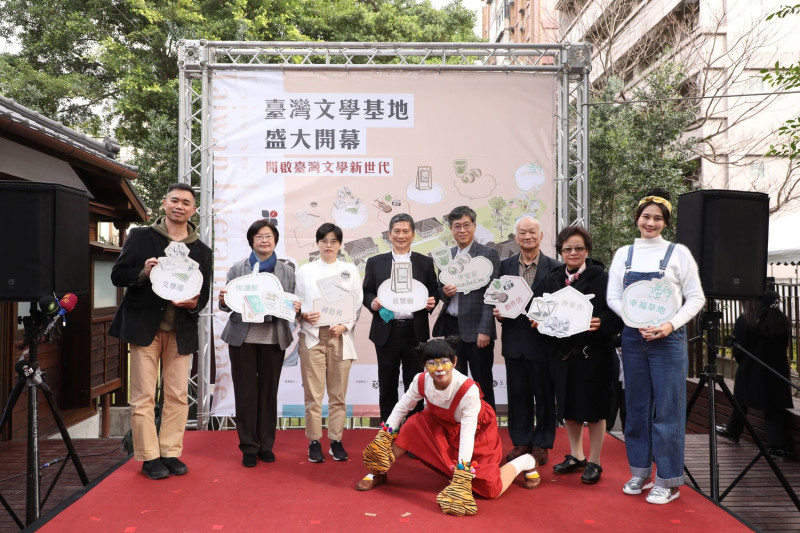 台灣文學基地開幕，台北最大日式宿舍群成為全新藝文園區。 圖：／文化部提供